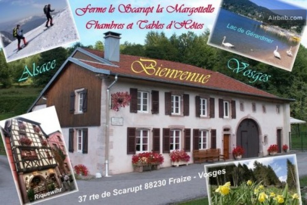 Chambres d'hôtes vosges proches gérardmer alsace